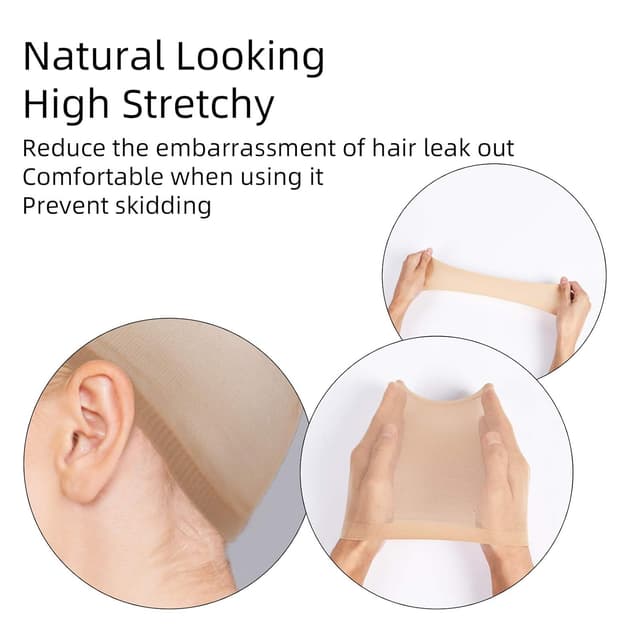 Thumbnail 2 de URAQT Perückenkappen 4er Pack