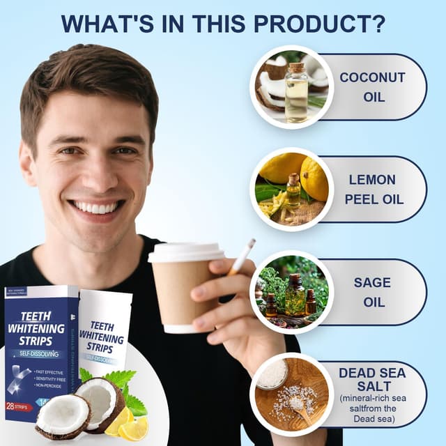 Thumbnail 2 de Teeth Whitening Strips – 28 Strips (14-Day) 📄