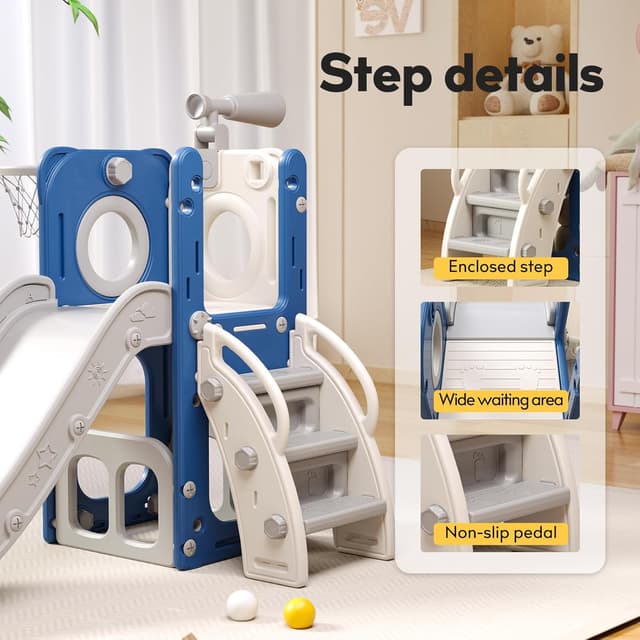 Thumbnail 4 de 6-in-1 Toddler Playset Slide 🛝