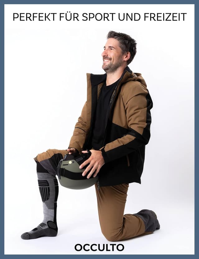 Detalle de Felix Occulto Skisocken 2er Pack für Herren