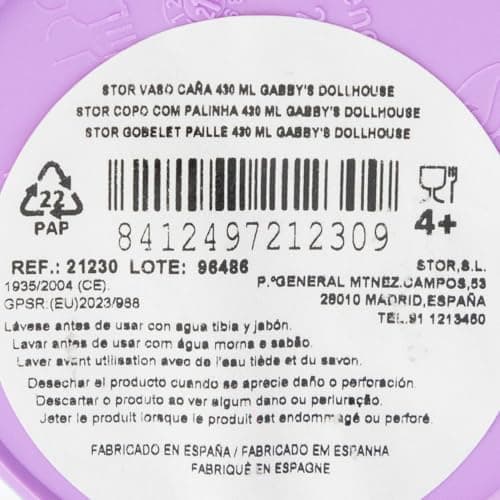 Detalle 2 de Stor Gobelet Gabby's Dollhouse 430 ml ⚡