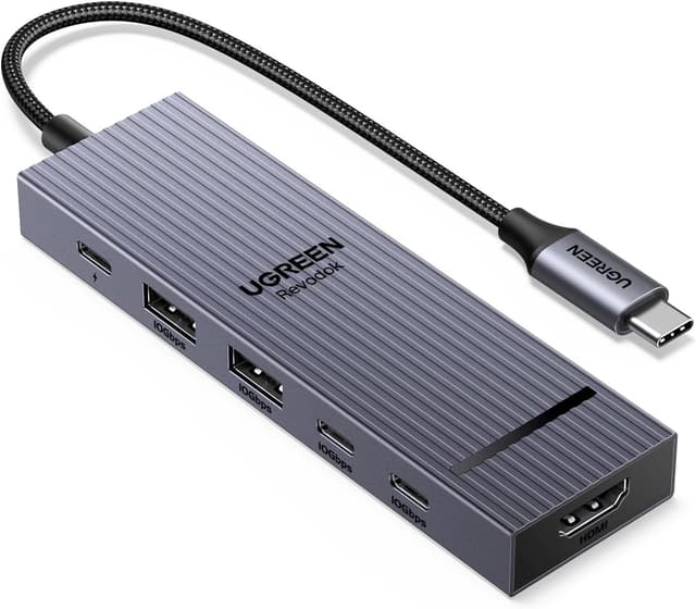 Detalle de UGREEN Revodok Pro 106 USB‑C Hub 10Gbps