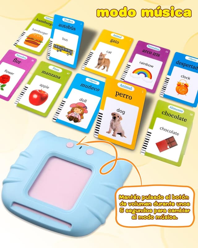 Thumbnail 4 de Juguetes Montessori 2 años tarjetas parlantes