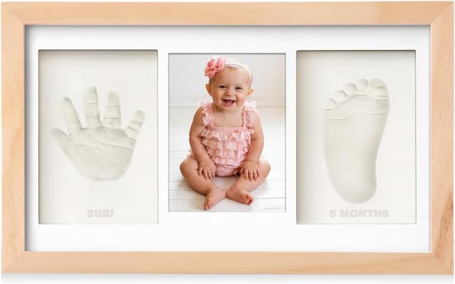 Detalle de Baby handprint footprint kit keepsake