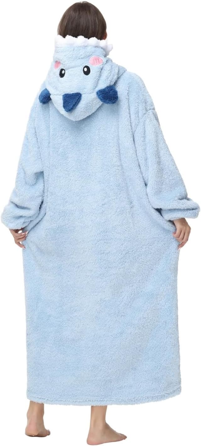 Detalle 2 de Kuscheldecke Hoodie Pullover für Winter