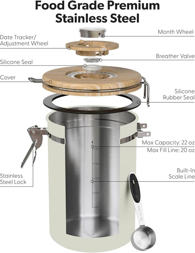 Thumbnail 5 de Veken Coffee Canister 22oz