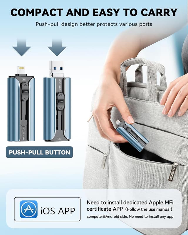 Thumbnail 6 de MFi Certified 256GB Flash Drive for iPhone