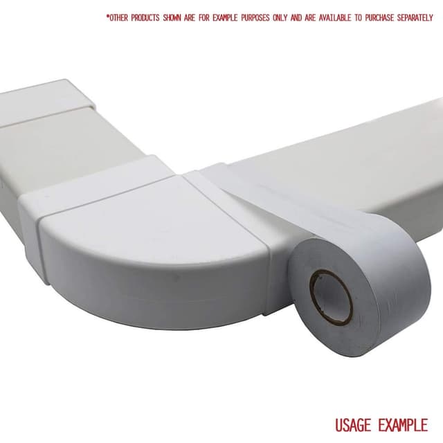 Detalle 2 de Kair Ducting Sealing Tape (50mm x 33 Metres) White PVC Duct Tape