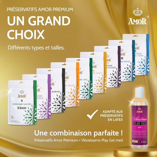 Thumbnail 6 de AMOR NATURE Ø 53 mm Lot de 100 préservatifs