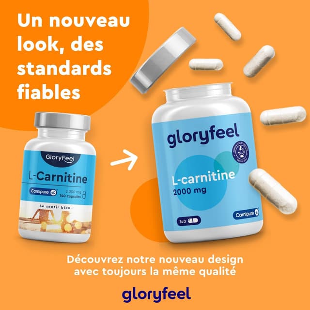 Thumbnail 1 de L‑CARNITINE Naturelle 2941 mg pré-entraînement 💊