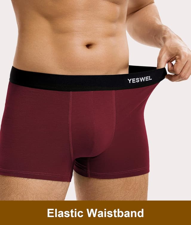 Thumbnail 2 de YESWEL Boxers 10 Pack Cotton Retro Briefs