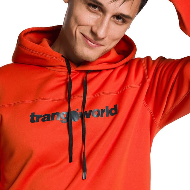 Detalle de Trangoworld Sudadera de hombre Login v02 con capucha fija