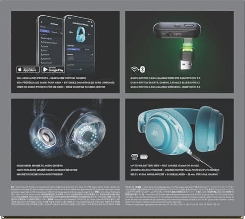Thumbnail 14 de SteelSeries Arctis Nova 3X 🎧 Wireless Gaming-Headset, 40h Akku