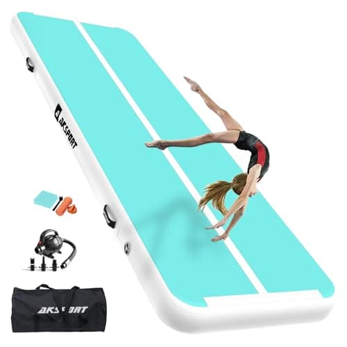 Detalle de AKSPORT Gymnastics Air Mat Inflatable Tumble Track ๐โ
