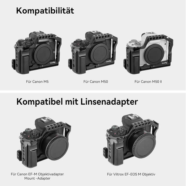 Thumbnail 2 de SmallRig Cage Canon M50 M50 II M5 2168C