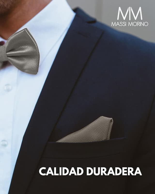 Thumbnail 3 de Massi Morino Pajarita ajustable 34–51 cm con pañuelo