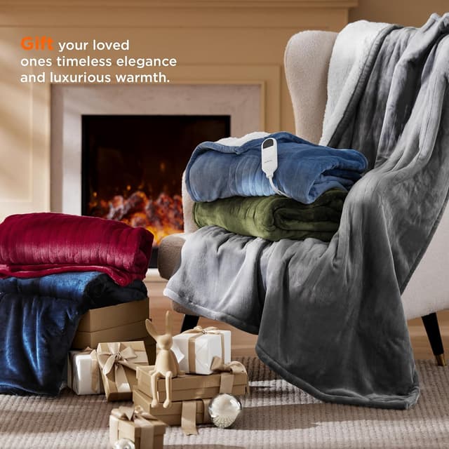 Thumbnail 6 de Bedsure heated throw 130x160cm