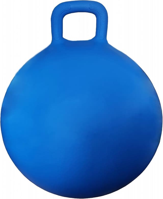 Detalle de AppleRound Hippity Hoppity Jumping Ball with Pump (20in/50cm) for Ages 7–10, Blue