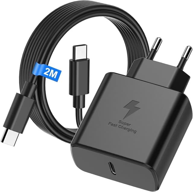 Detalle de Bamkey caricatore USB-C 45W con cavo da 2 m per Samsung Galaxy e altri smartphone e tablet