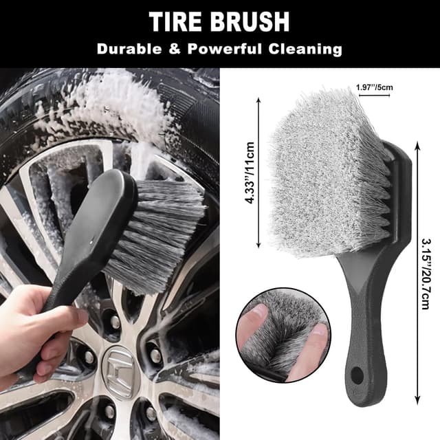 Detalle de 7Pcs Car Wheel Brush Kit