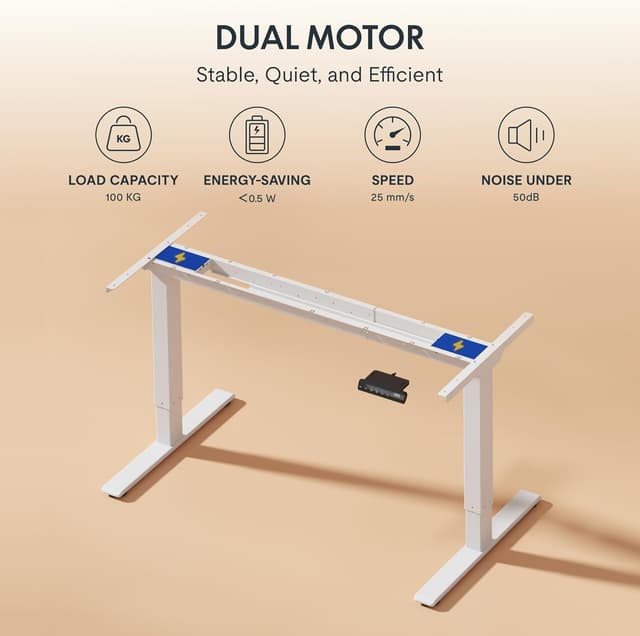 Detalle 2 de FLEXISPOT Basic Plus scrivania 120x60 regolabile