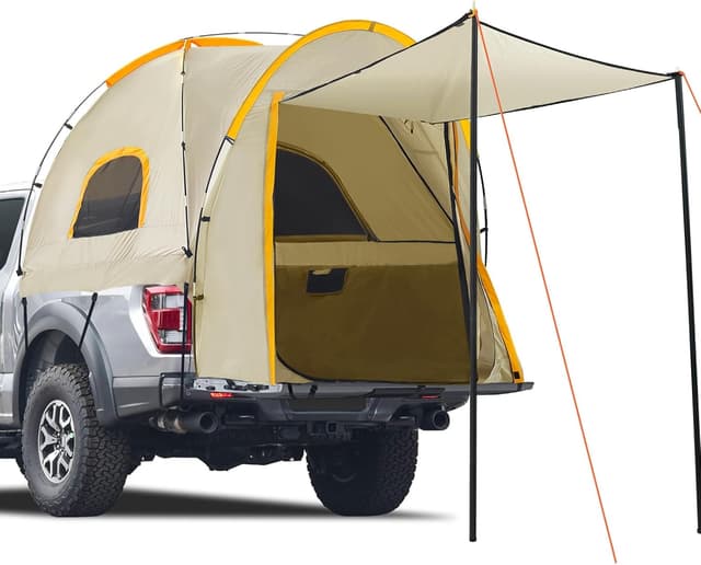 Detalle de Pickup Truck Tent with Awning Shade (Waterproof PU5000) for 5'5"–6'3" Truck Beds
