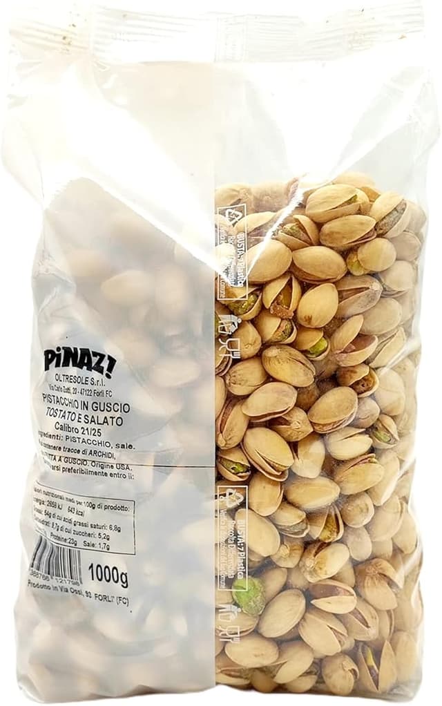 Detalle de Oltresole Pistachos Tostados y Salados 1 Kg 🥜 Snack Ideal