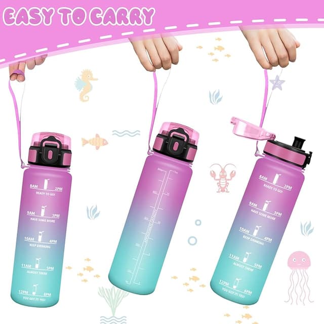 Thumbnail 4 de HoneyHolly Botella agua 500 ml reutilizable para gimnasio 🚰