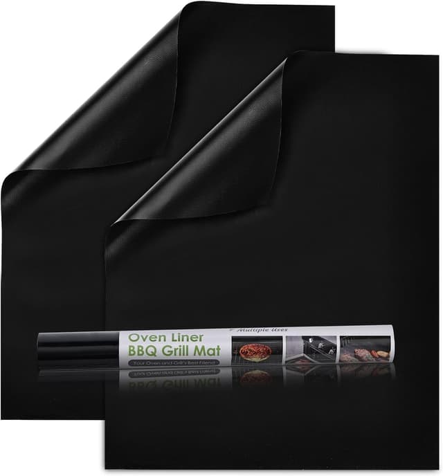 Imagen de KitchenRaku Lot de 2 tapis de barbecue 32 x 50 cm en OfertitasTOP