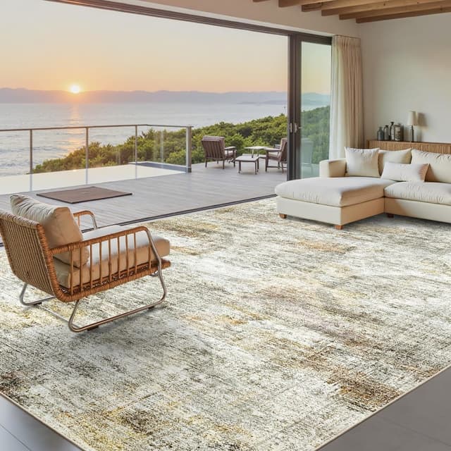 Detalle de Soalmost Washable Area Rug 8x10 🏠