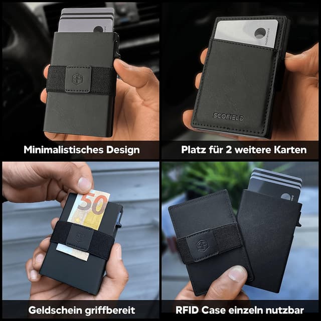 Detalle 1 de Trinity Geldbörse Trinity Wallet Schwarz