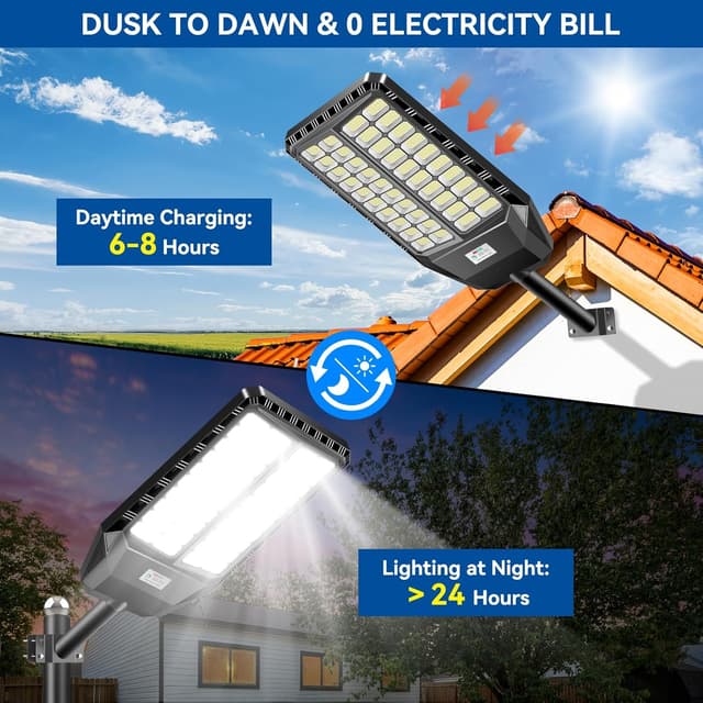 Detalle de Adewalk Adewalk 2600W lampione solare