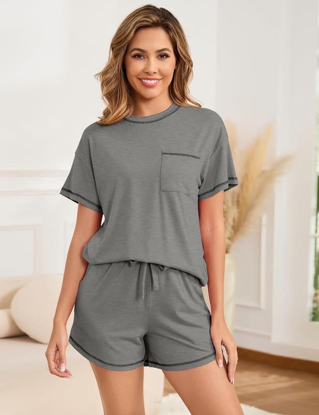 Thumbnail 1 de Namatime Schlafanzug Damen Kurz Baumwolle