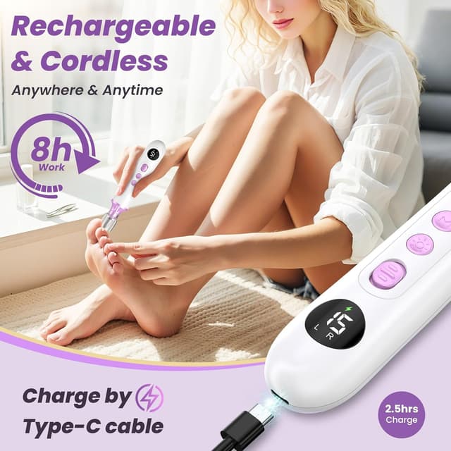 Thumbnail 4 de Maniküre Set Elektrisch Nagelfeile 15 Stufen 💅