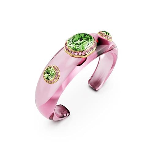 Thumbnail 2 de Swarovski Brazalete Dulcis — Banda rosa con 3 cristales 💍