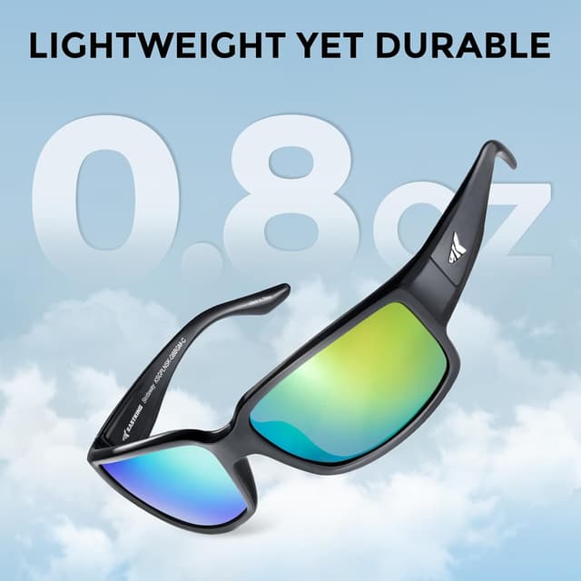 Detalle de KastKing Skidaway Polarized Sport Sunglasses with UV Protection