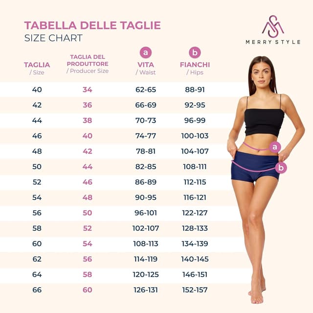 Thumbnail 6 de Merry Style Costume Pantaloncino Nuoto Donna UPF 50+