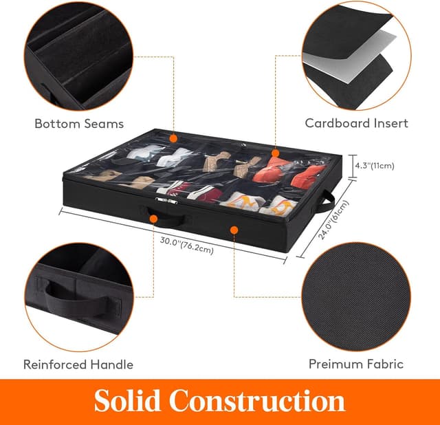 Thumbnail 1 de Lifewit Under Bed Shoe Organizer 24 pairs