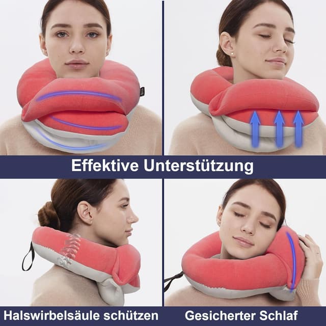 Thumbnail 1 de BUYUE Reise-Nackenkissen 360° für Erwachsene 45KG+