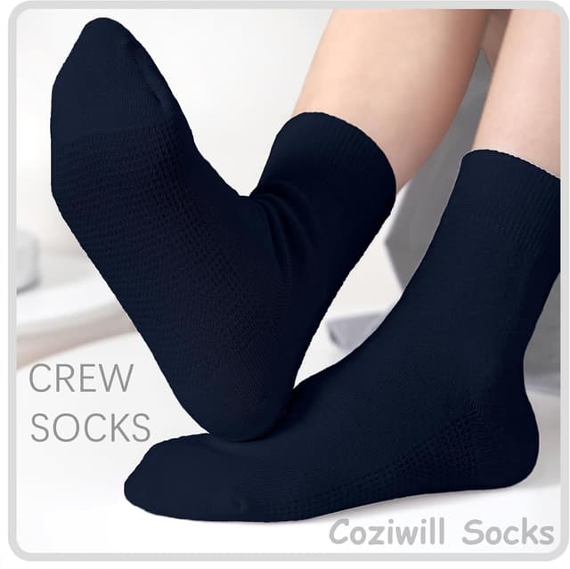 Thumbnail 2 de Boys Crew Socks Seamless 6 Pairs