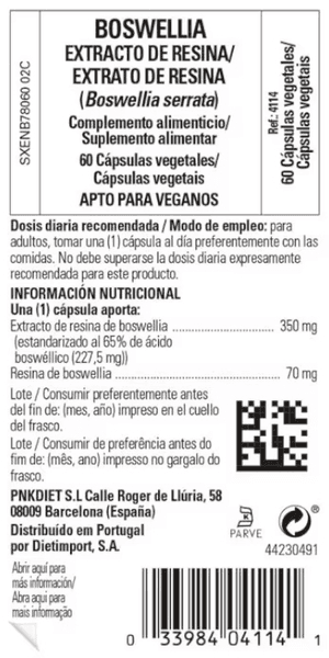 Thumbnail 1 de Solgar Boswellia 60 cápsulas vegetales