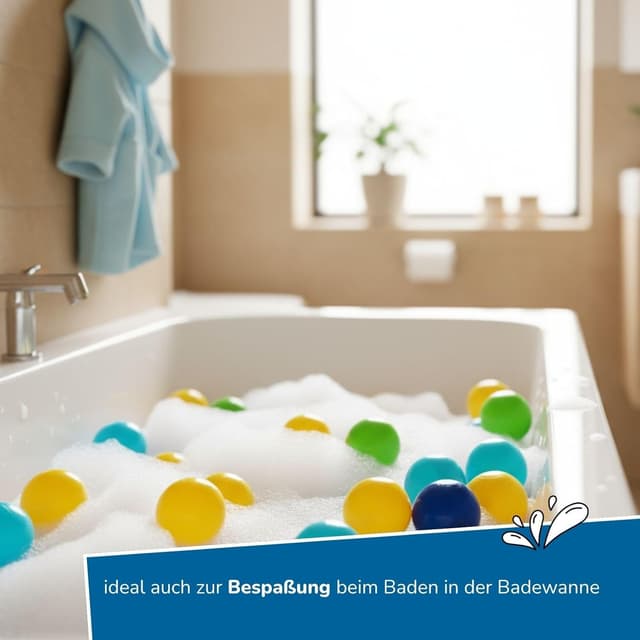 Detalle 1 de Balles de piscine 6 cm, 100 pièces