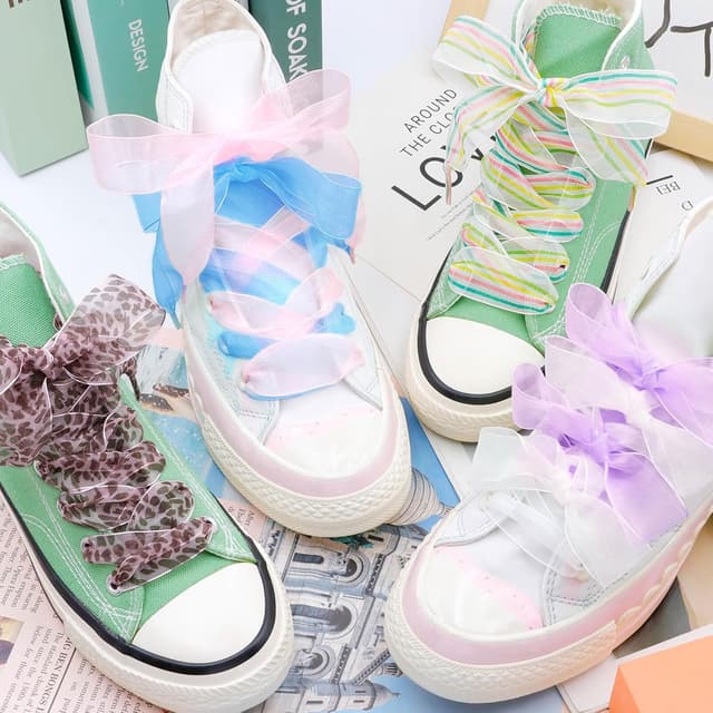 Thumbnail 6 de WEGOODZF Snow Yarn Shoelaces 2 Pairs