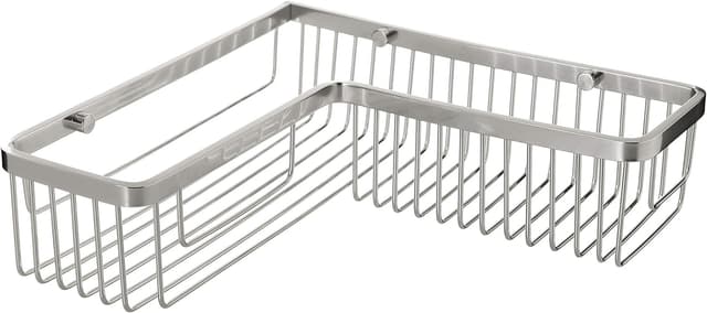 Detalle de TATAY Porta sapone per doccia angolare rettangolare in alluminio Aluminium (30x8,5x30 cm) con viti e compatibile Quick Fix