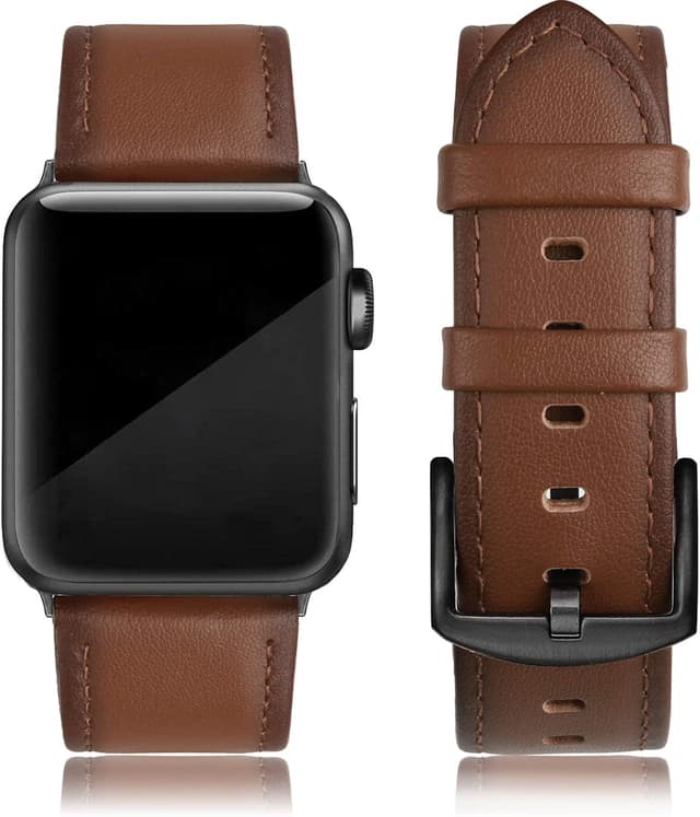Detalle de PARMPH Leather Band for Apple Watch 42–46mm