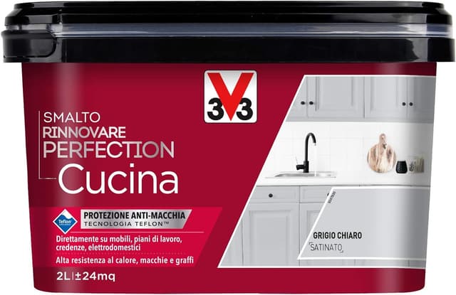 Thumbnail 5 de V33 Smalto Rinnovare Cucina 0,75 L grigio