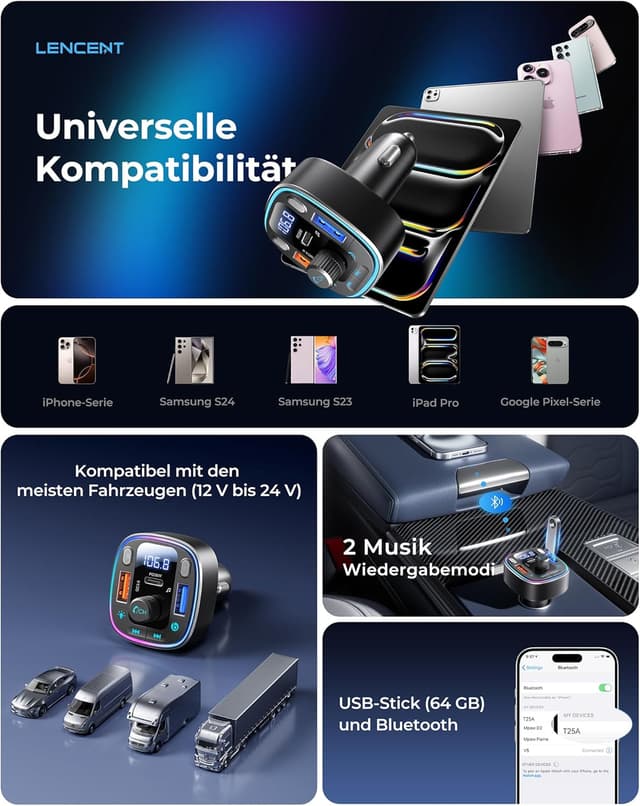 Detalle 2 de LENCENT FM Transmitter 54 W