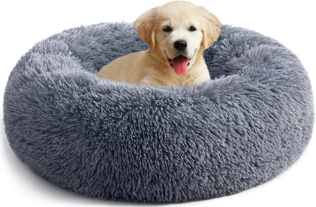 Detalle de YOJOGEE Calming Donut Dog Bed 60×60cm