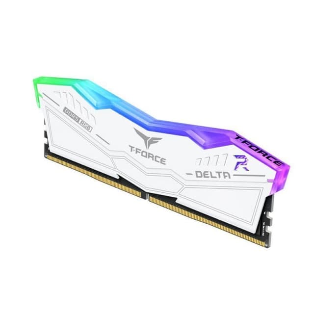 Detalle de Team Group Delta White RGB 32 GB DDR5 7600 MHz CL36