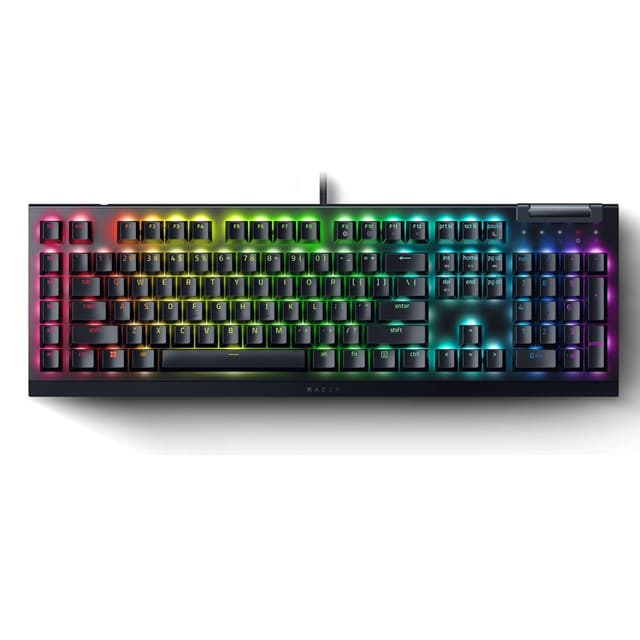 Detalle de Razer BlackWidow V4 X Yellow Switches mechanical keyboard